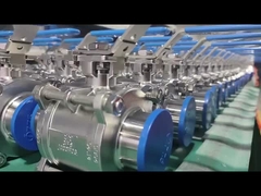 2 vias 3pc PTFE válvula de esfera de plataforma alta totalmente encapsulada