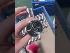 SS304 aço inoxidável 90 graus cotovelo curto melhor polir espelho