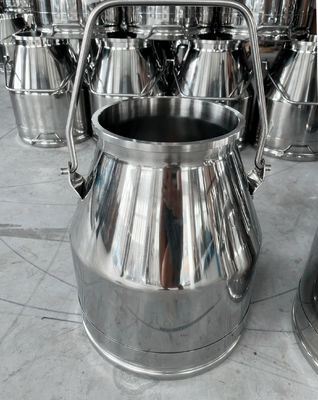 Sistema de balde da máquina de ordenha de aço inoxidável de qualidade alimentar 6 kg