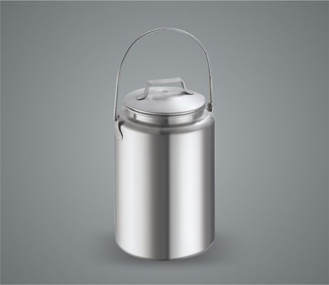 Bom preço. Sealing máquina de ordenha de aço inoxidável balde pode transportar industrial on-line
