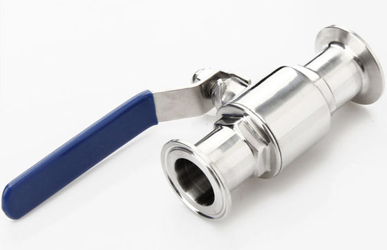 Bom preço. S/S 304 /316 válvula de esferas tri-clamp manual, válvula de esferas de aço inoxidável de duas vias SS304 on-line