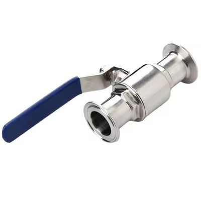 Bom preço. 1/2 polegada de aço inoxidável sanitário Tri Clamp válvula de bola manual OEM personalizável para aplicações gerais on-line