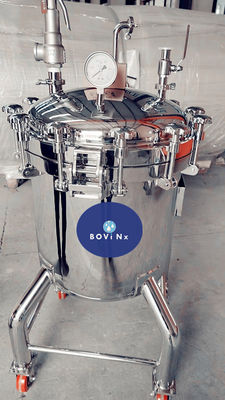 Bom preço. Tanque de pressão de aço inoxidável feito sob medida para instalações de fabricação on-line