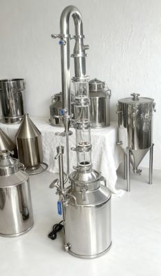 Bom preço. 50L 100L 200L Small Whisky/rum/spirits/ethanol Alcohol Processing Machine Home Electric Heating Distiller on-line